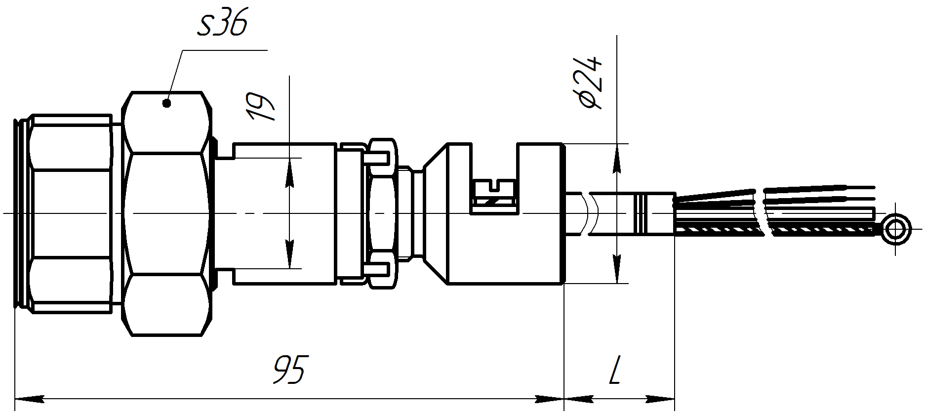 Кабель КГ (IP68 штуцерный)