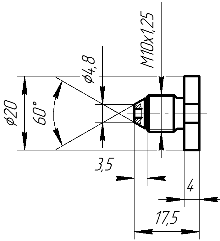 M10×1.25 (15-М-А)